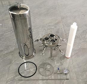 ¿Cómo esterilizar con vapor el elemento filtrante plisado?