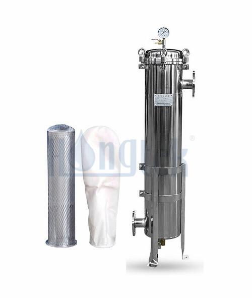 Carcasa de bolsa de filtro de acero inoxidable serie SFH - Tipo de entrada lateral