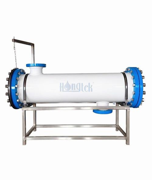 Carcasa de filtro de cartucho múltiple horizontal de alto flujo FRP serie ARP