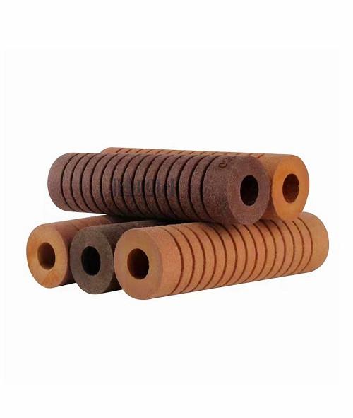 Cartuchos filtrantes ranurados adheridos con resina serie GRB